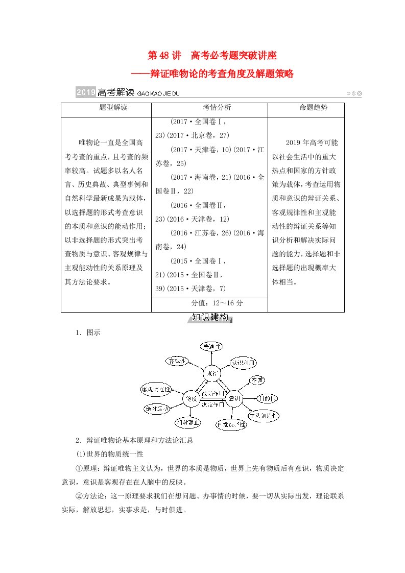 高考政治一轮复习