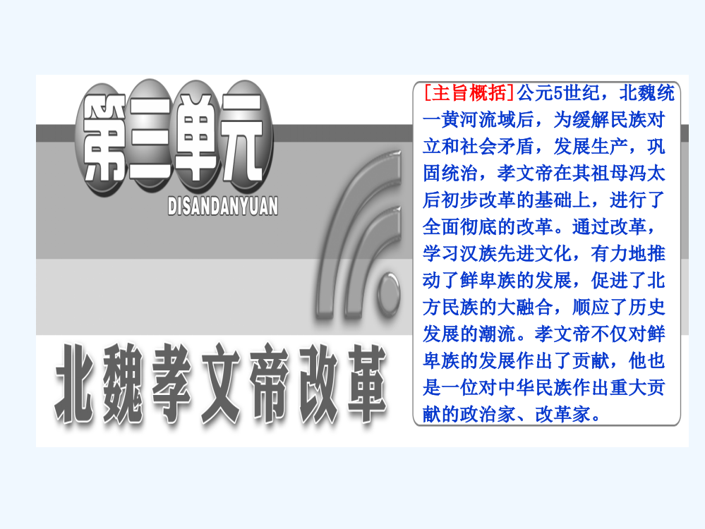 高三历史二轮复习课件1：改革迫在眉睫（人教选修1）