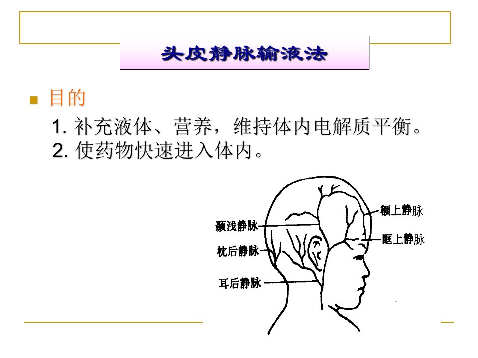 最新头皮静脉输液法PPT课件ppt课件