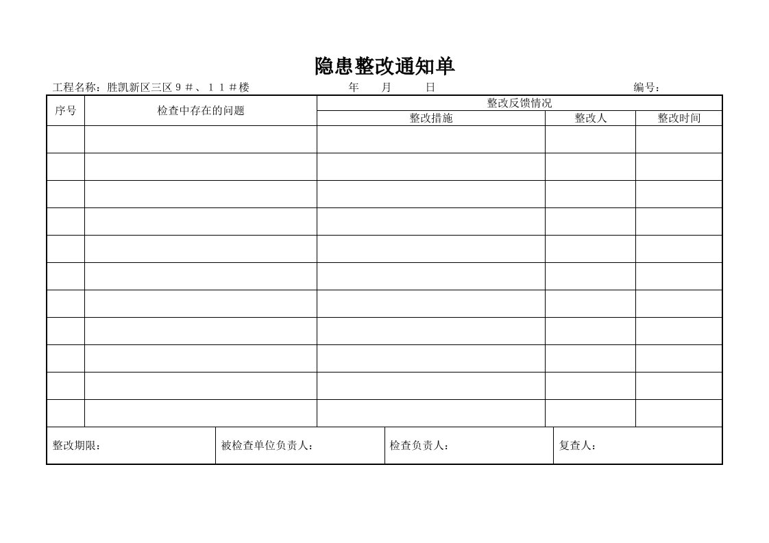 施工组织-531隐患整改通知单