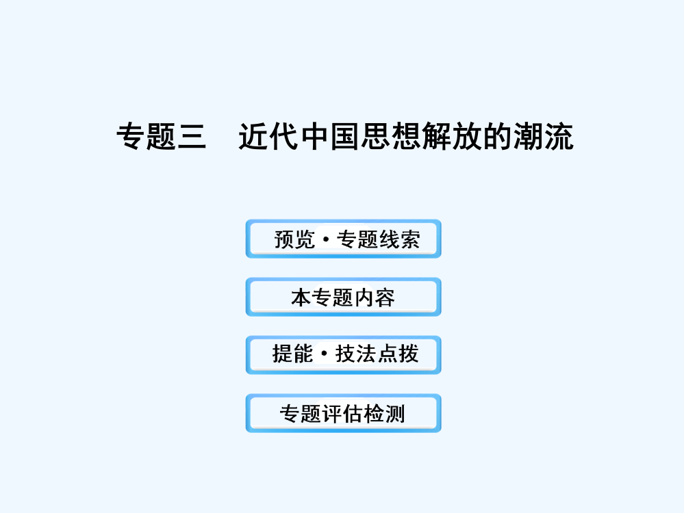 高二历史单元复习课件：专题三