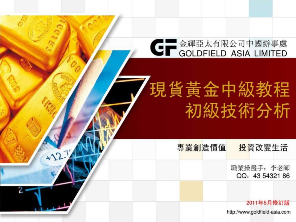 现货黄金中级教程初级技术分析2011修订版.ppt