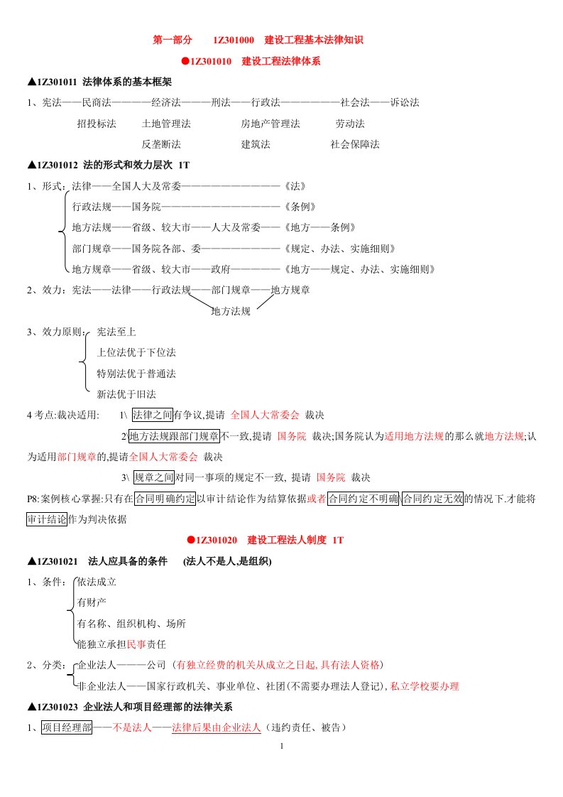 一建法规陈印速记版本