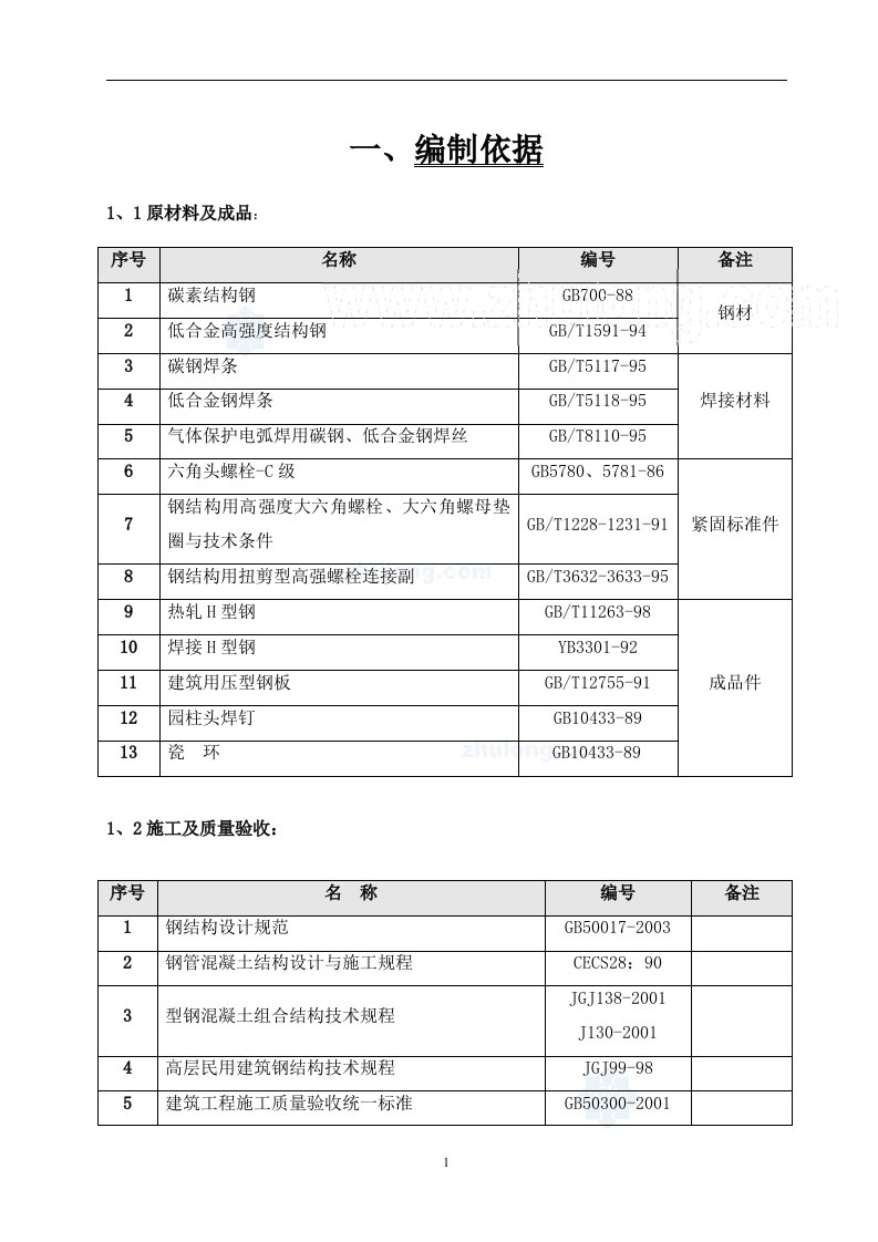 北京某综合高层办公楼钢结构施工方案（钢骨混凝土结构）