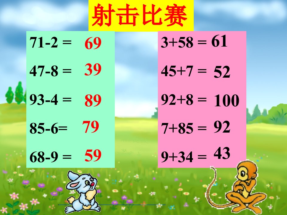 小学数学第二册数学乐园课件