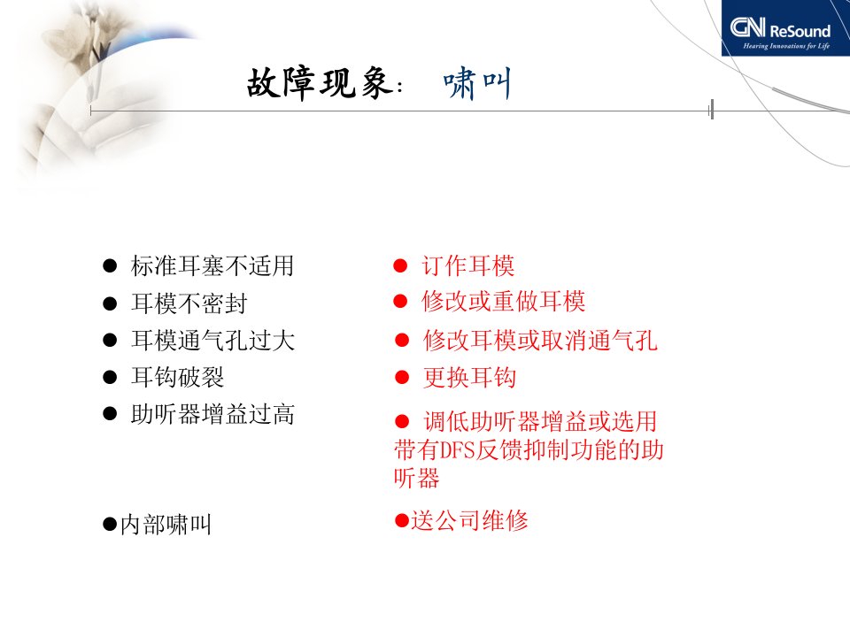 助听器故障处理及保养-课件（ppt·精·选）