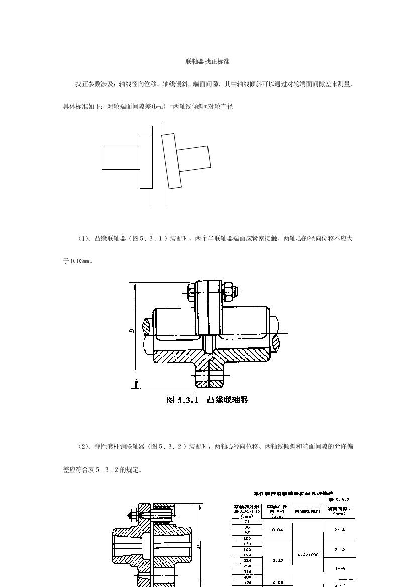 联轴器找正标准