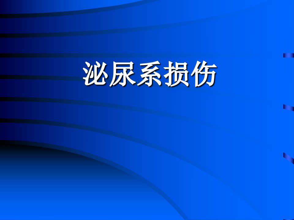 泌尿系损伤课件