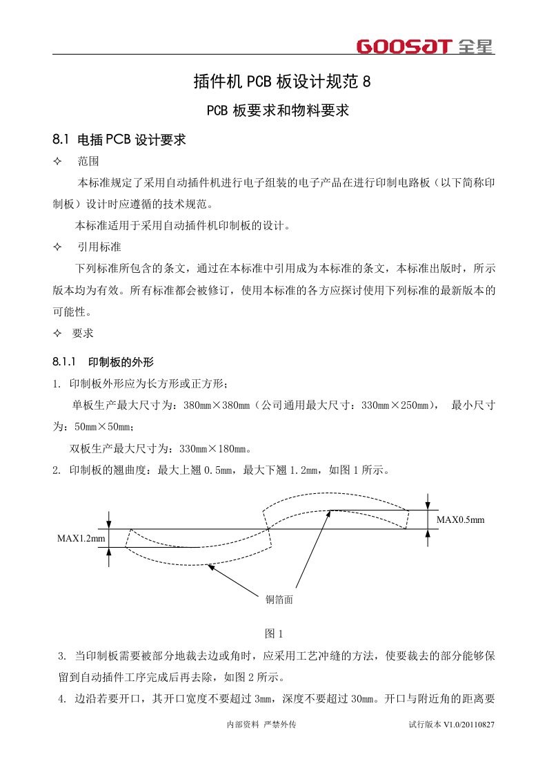 插件机PCB板设计规范