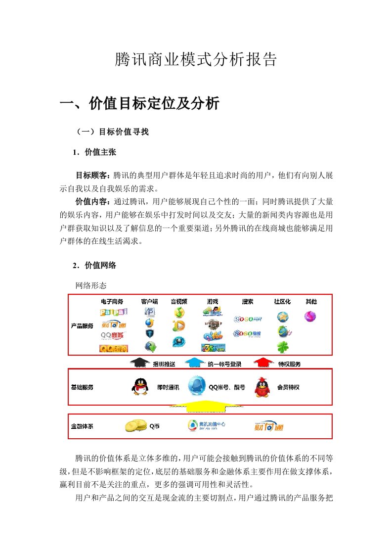 腾讯商业模式分析