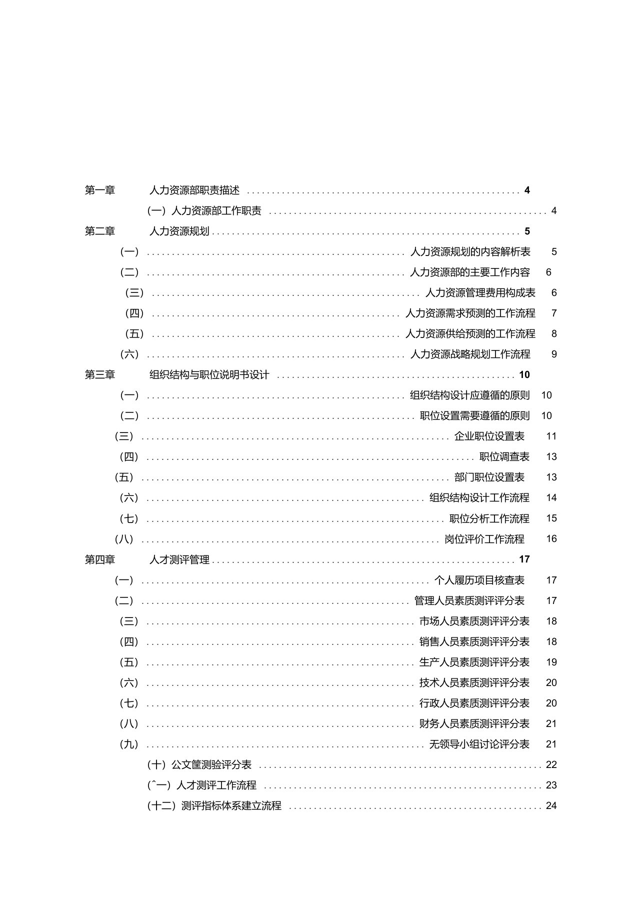 HR必备：人力资源管理工作手册(HR各流程详解及表格)