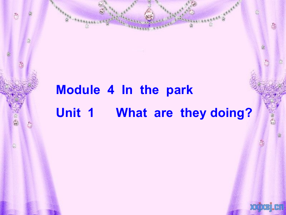 四年级module4unit1的课件