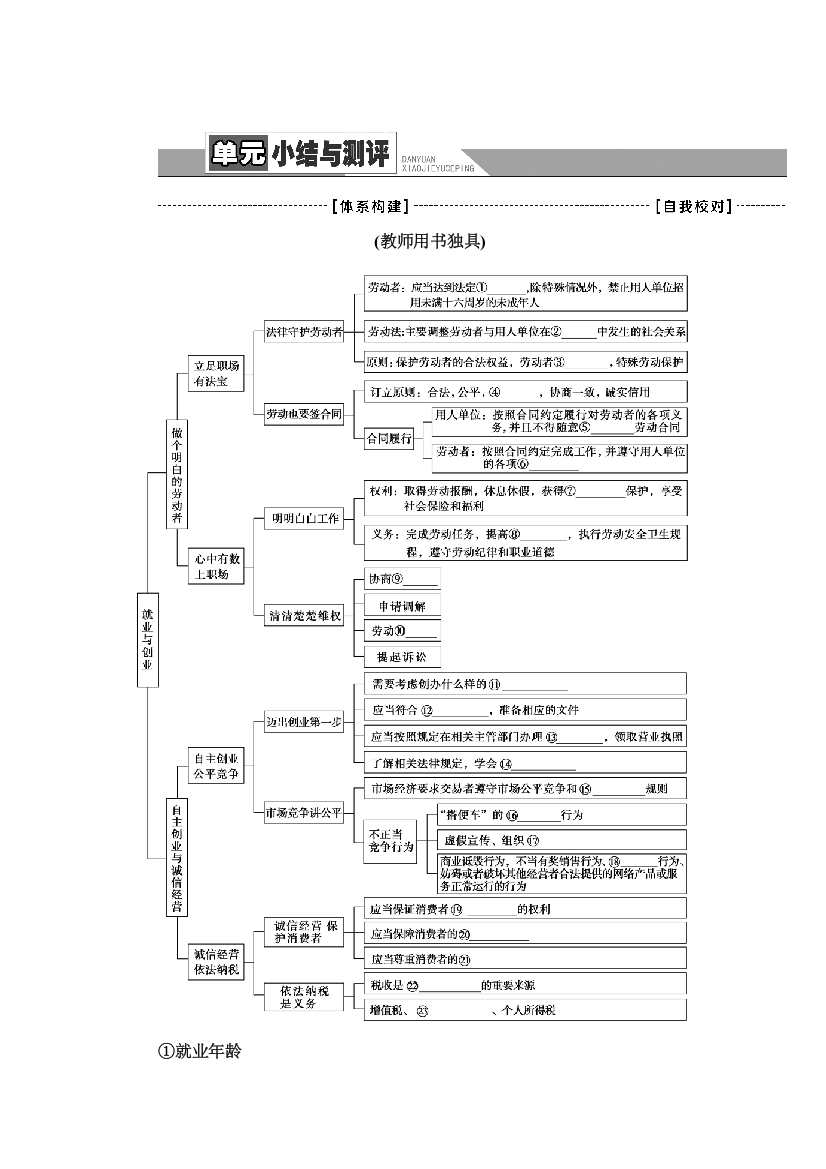 2021-2022同步新教材部编版政治选择性必修2学案：第3单元