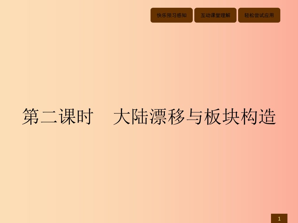 八年级地理上册1.3海陆变迁第2课时大陆漂移与板块构造课件中图版