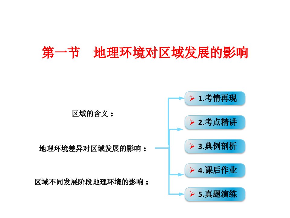 高考地理一轮复习