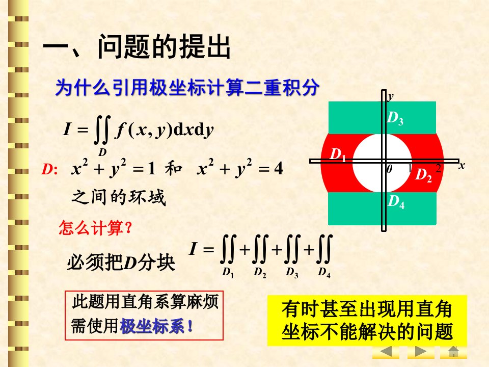 利用极坐标计算二重积分ppt课件