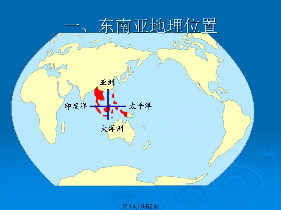 高三第一轮复习区域地理东南亚地区共62张