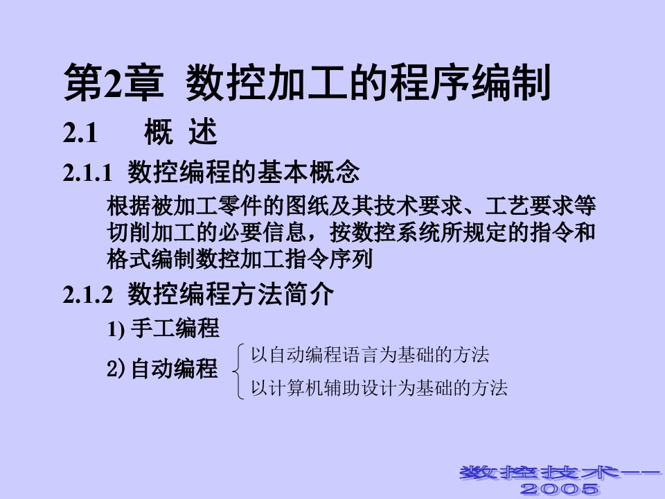 数控加工的程序编制培训课件