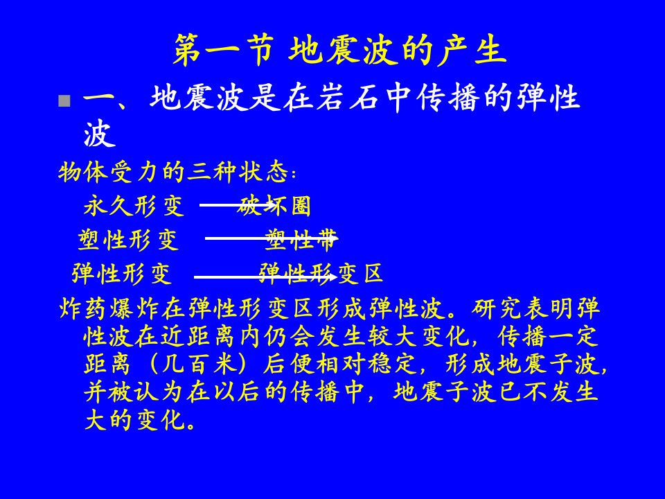 教学课件第一章地震波及其传播教程