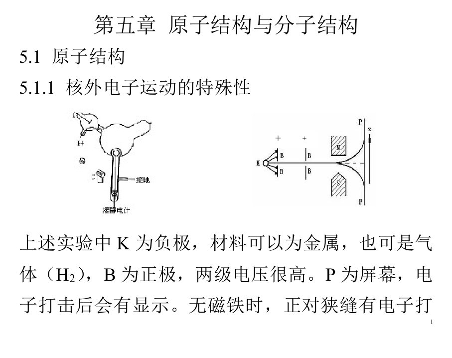 [理学]第五章_原子结构与分子结构