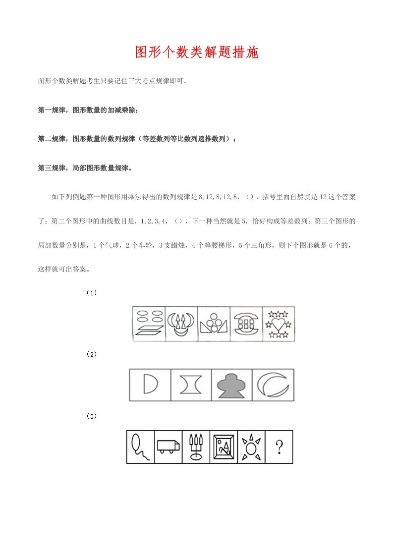 公务员行测图形推理讲义