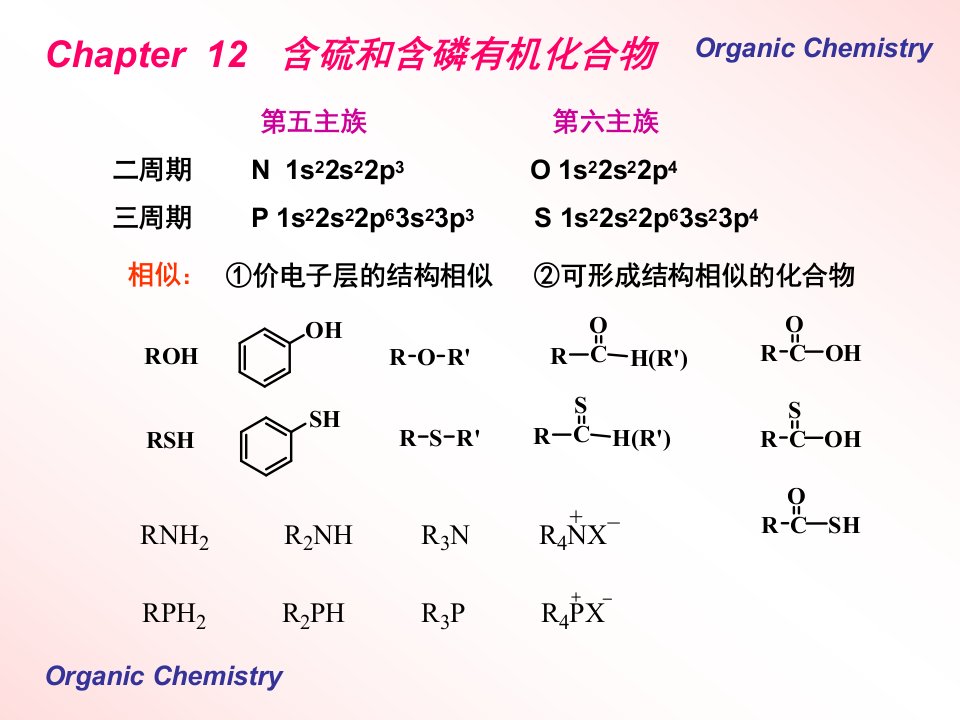 《含硫磷化合物》PPT课件