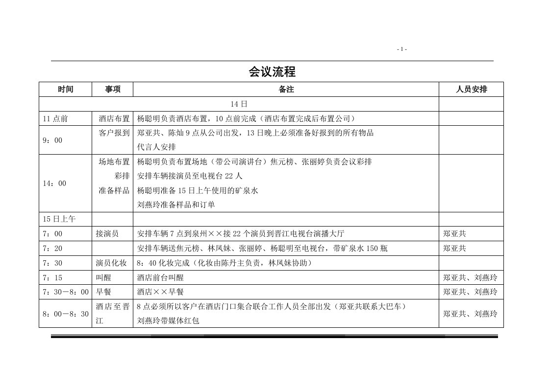 精选订货会策划