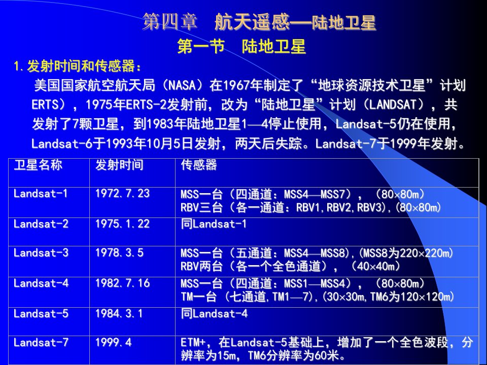 《航天遥感》PPT课件