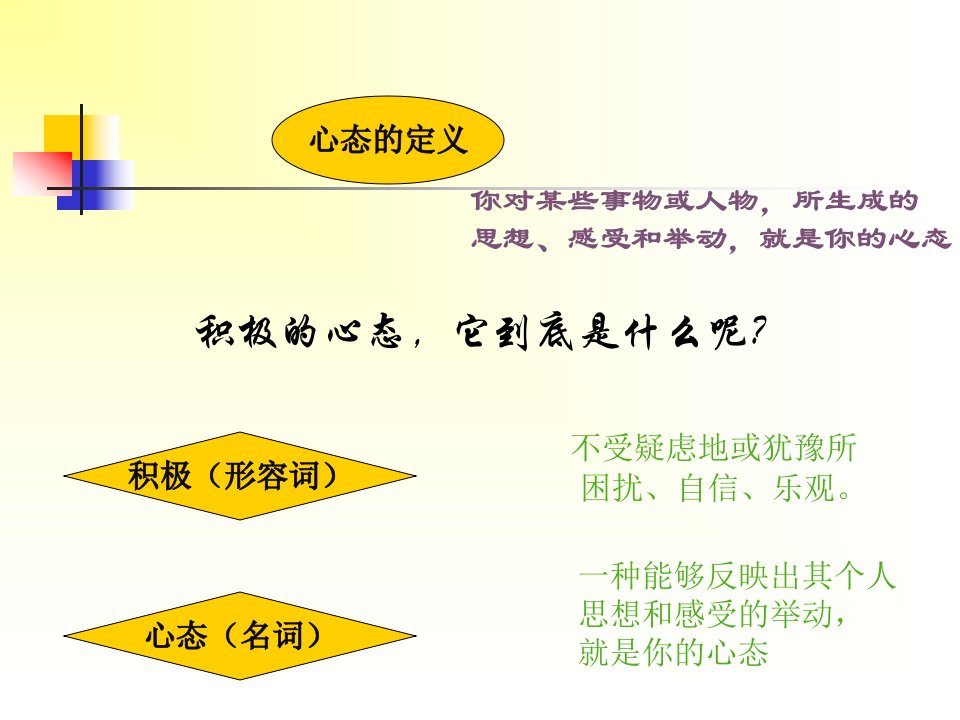 良好心态的建立