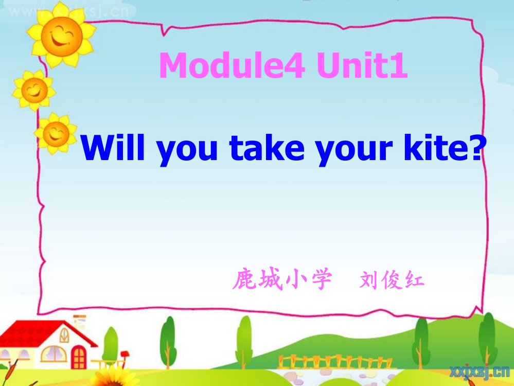 外研版四年级下册课件Will_you_take_your_kite？