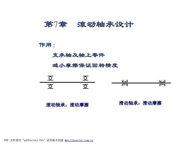 第7章滚动轴承设计