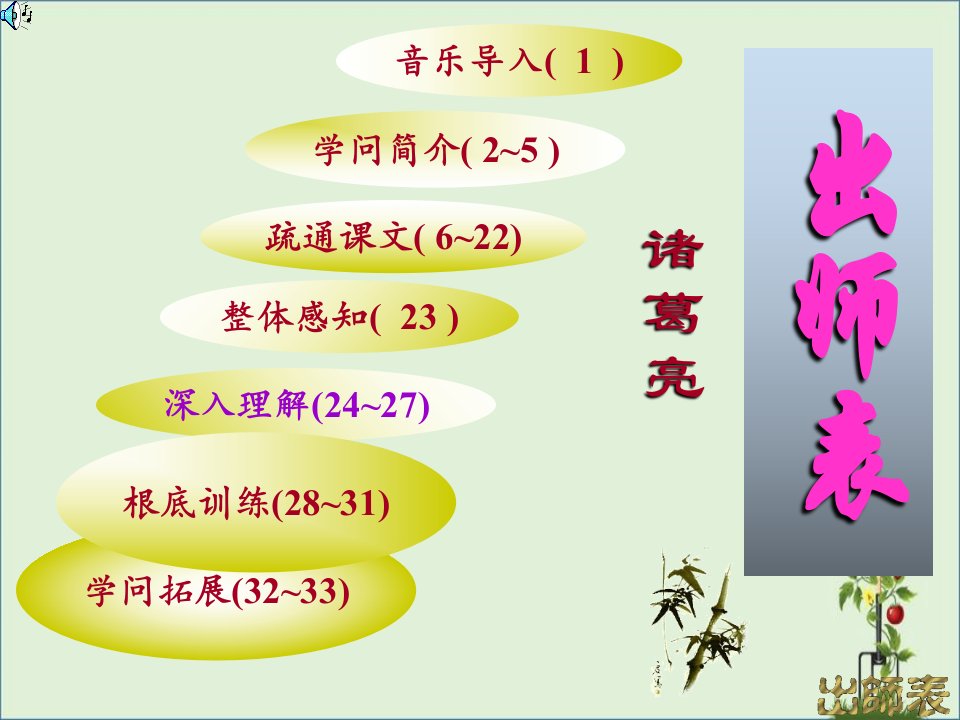 免费下载苏教版初中语文九年级下册9下《出师表》课件