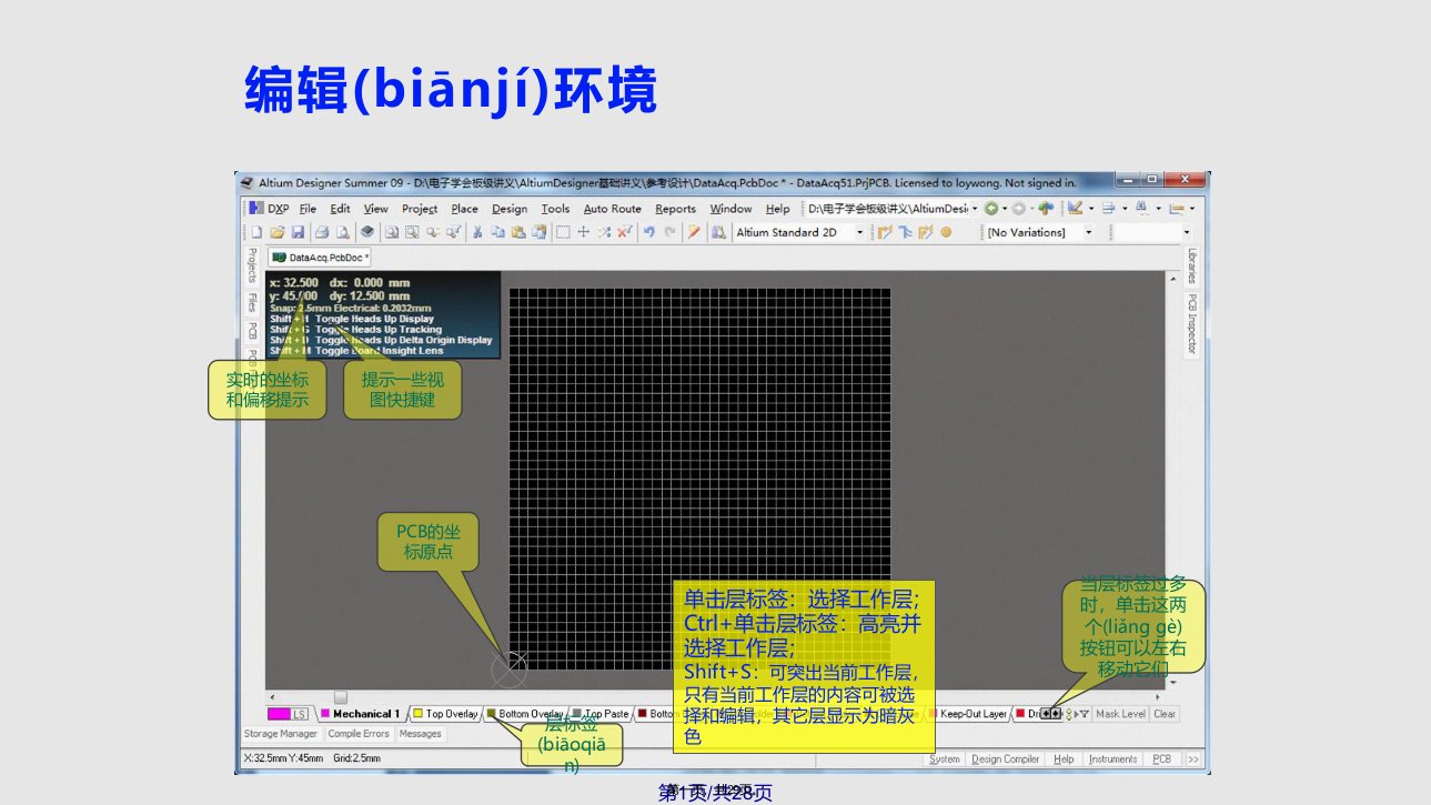 AltiumDesignerPCB布局布线及规则设置PPT教学课件