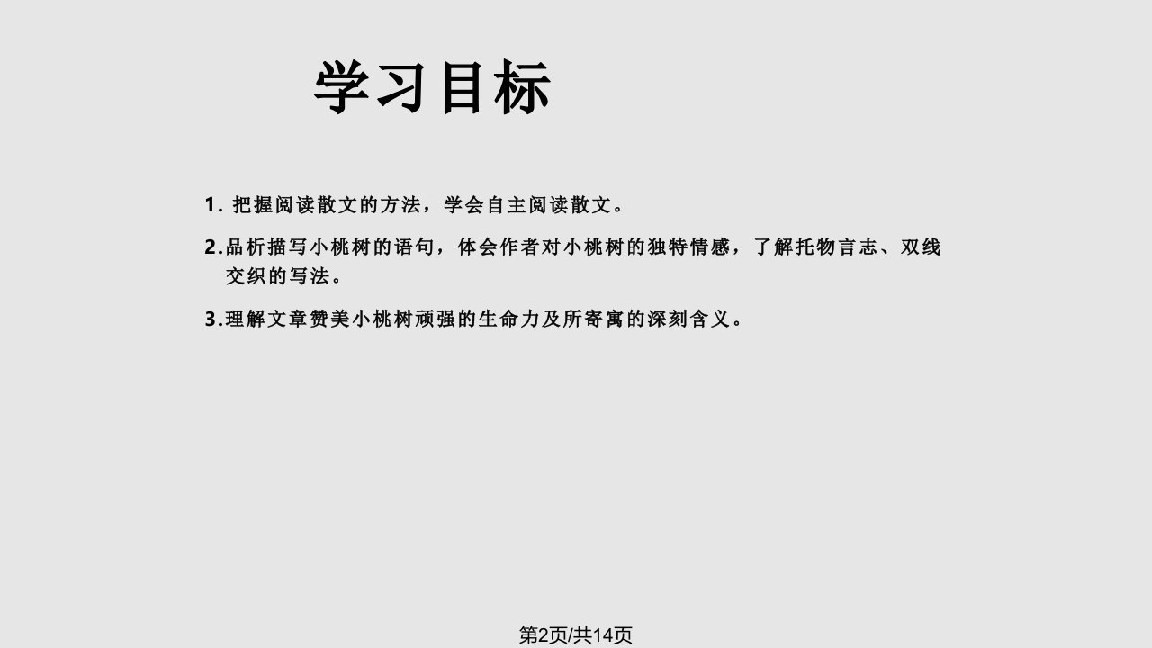 一棵小桃树公开课