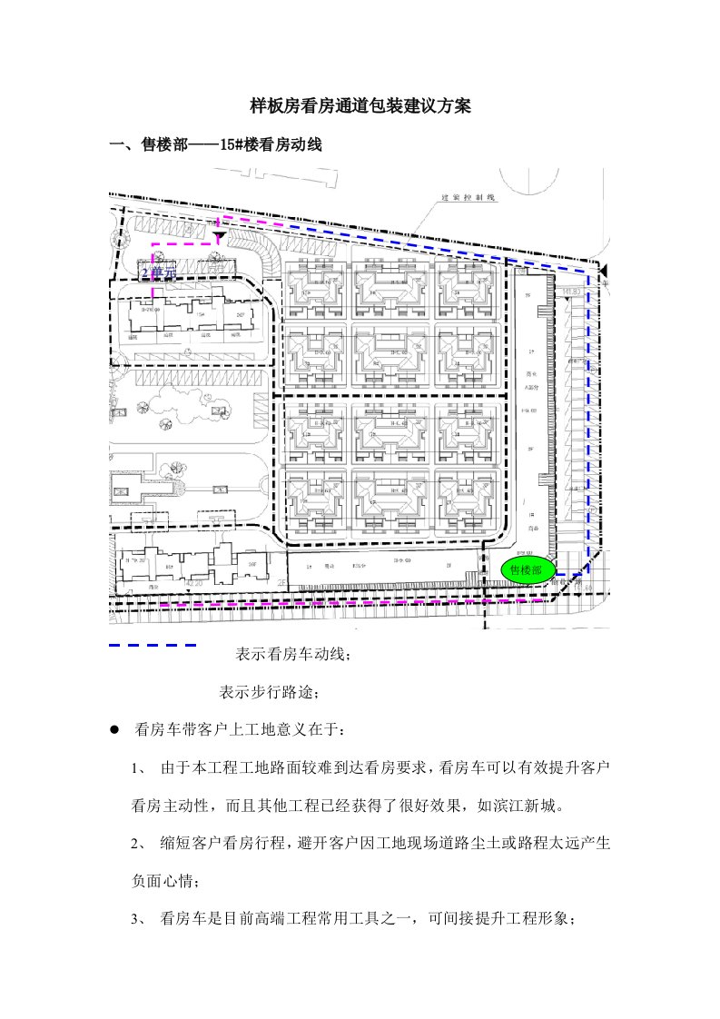 样板房看房动线方案