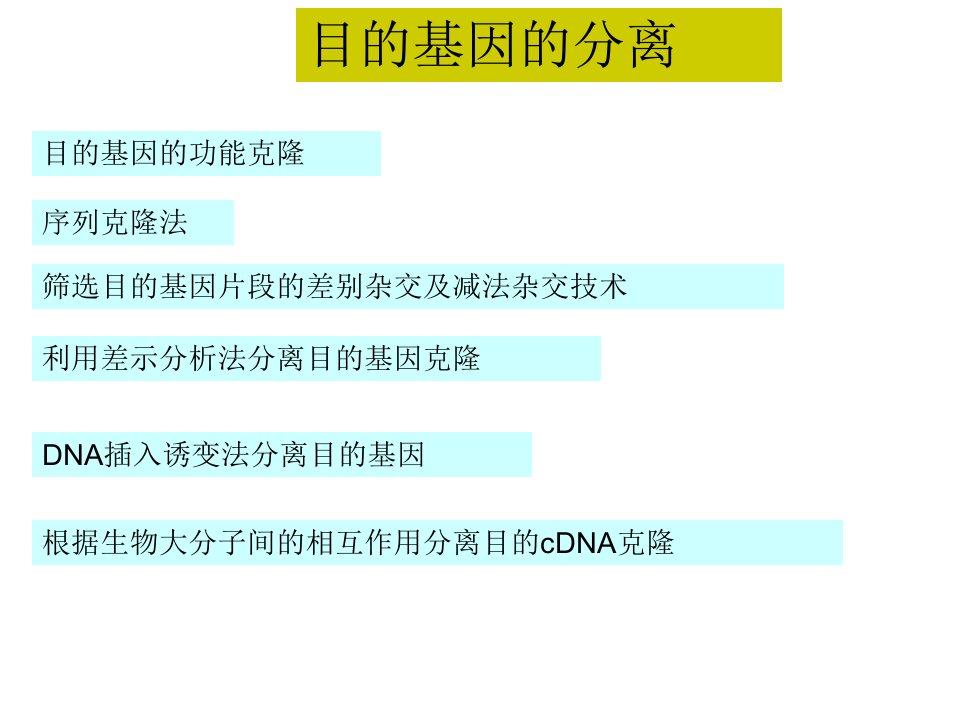 酵母杂交技术原理及应用