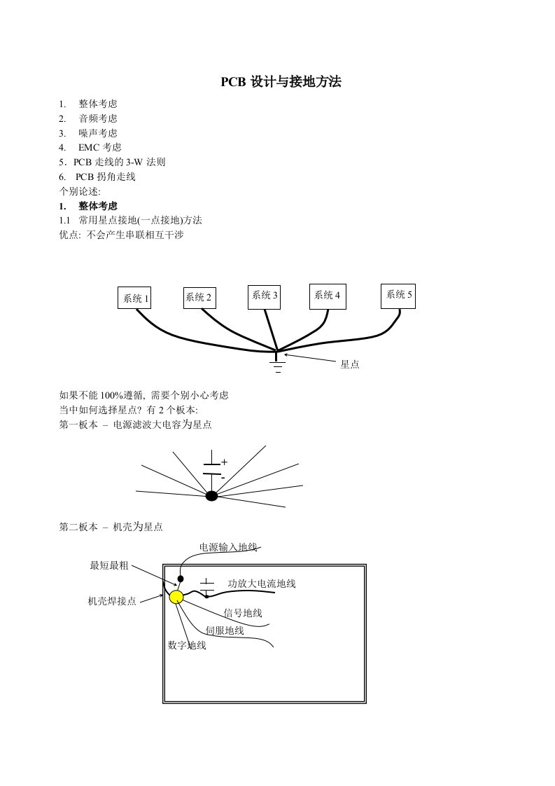 PCB设计与接地方法