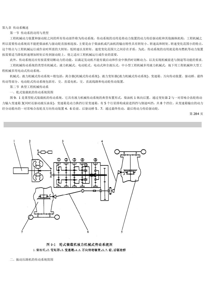 工程机械底盘构造