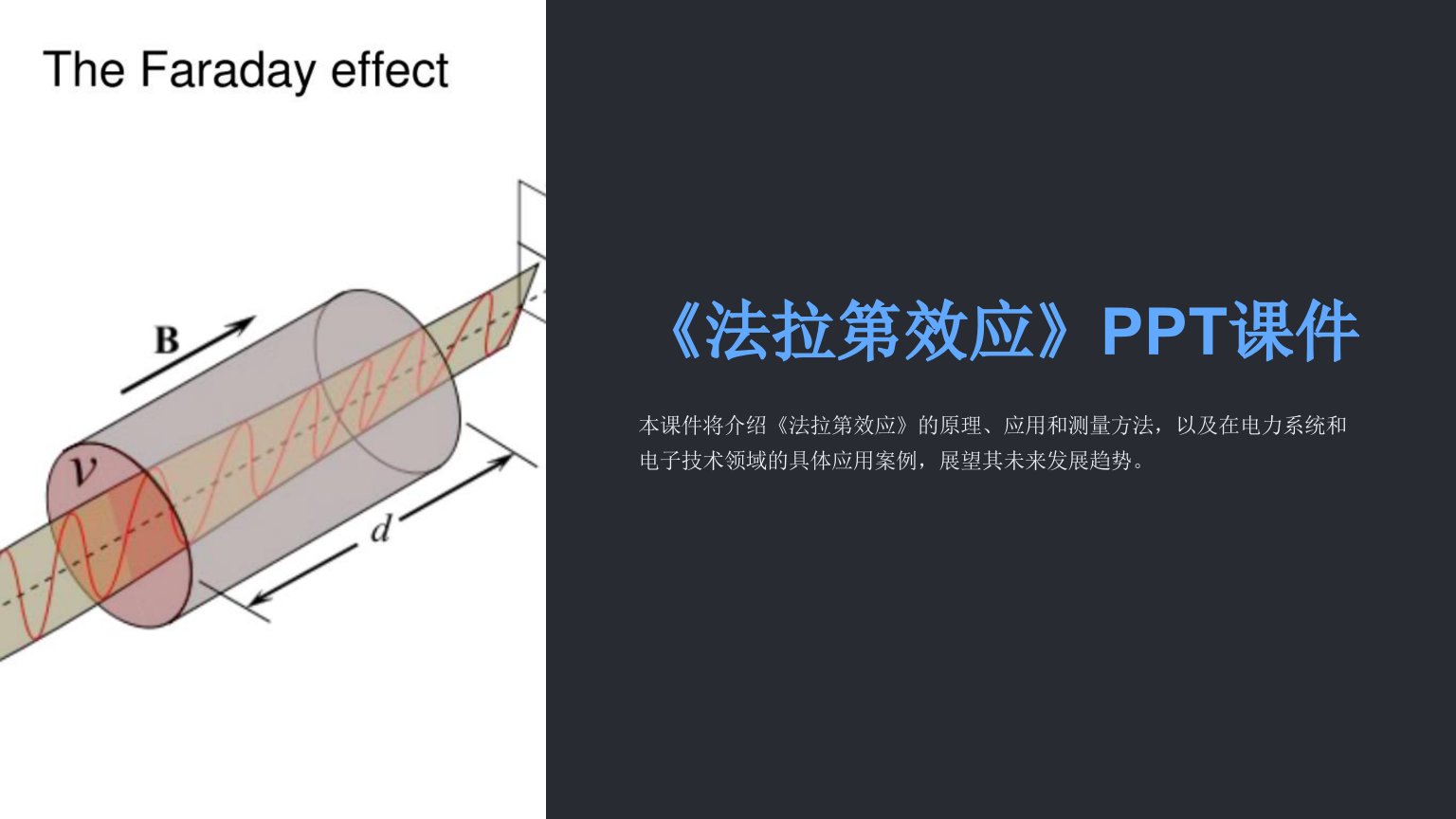 《法拉第效应》课件