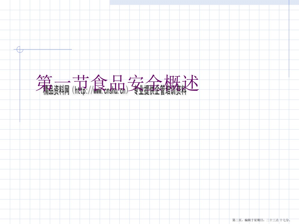 国食品安全法食品安全体系标准powerpoint59页