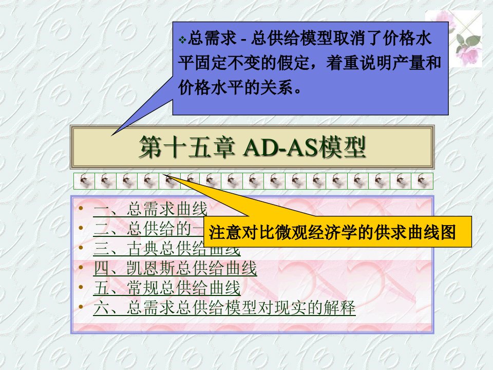 西方经济学ADAS模型