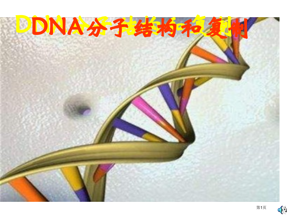 高一生物DNA分子的结构和复制省公开课一等奖全国示范课微课金奖PPT课件