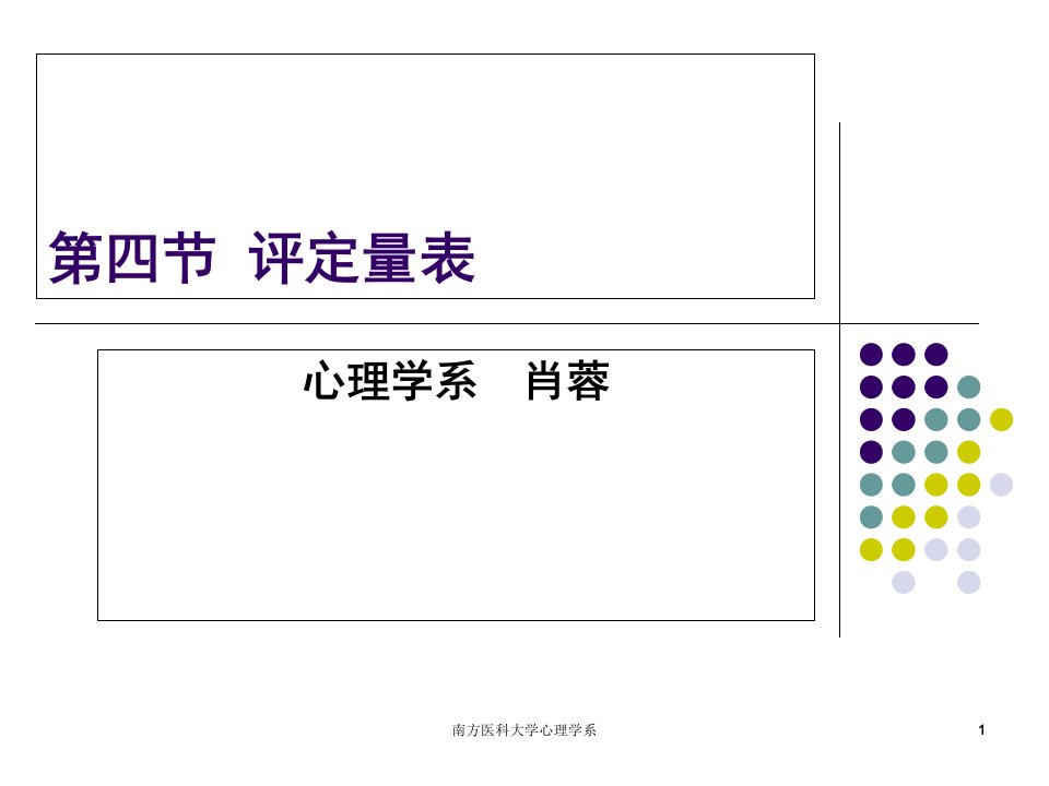 心理评估3评定量表课件