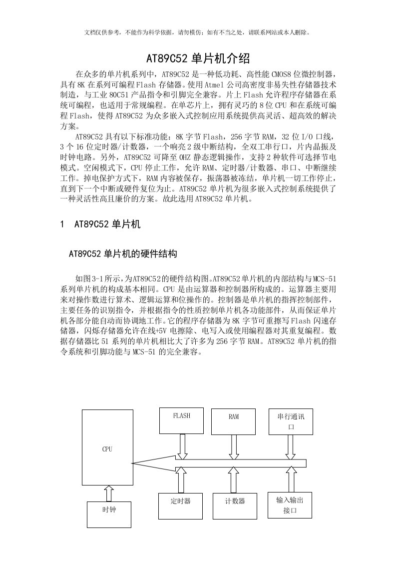 AT89C52单片机介绍