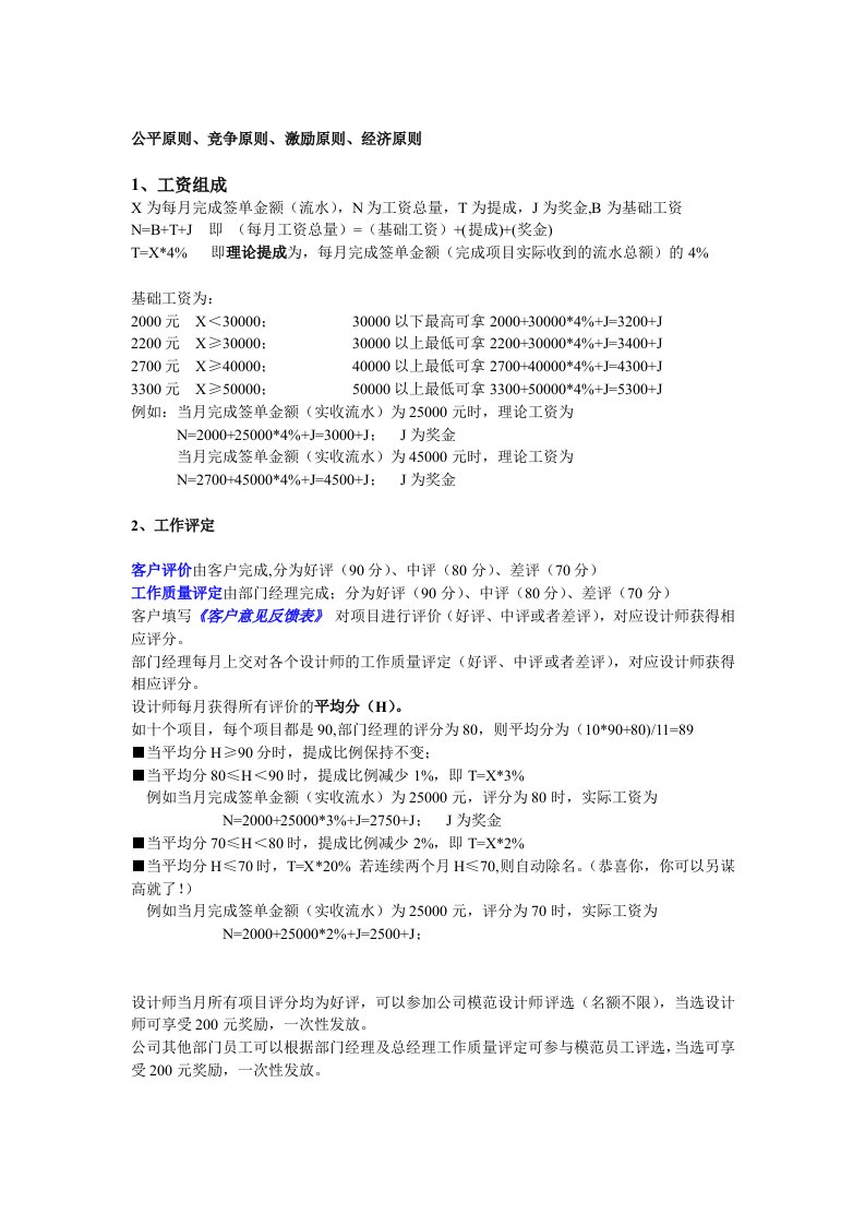 精品文档-广告公司工资考核制度