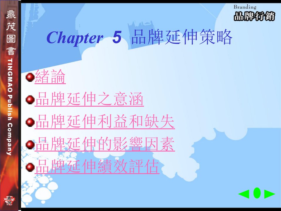 Chapter5品牌延伸策略