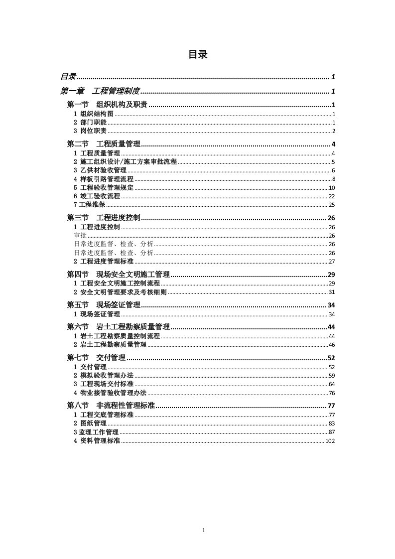 工程部管理制度(2)