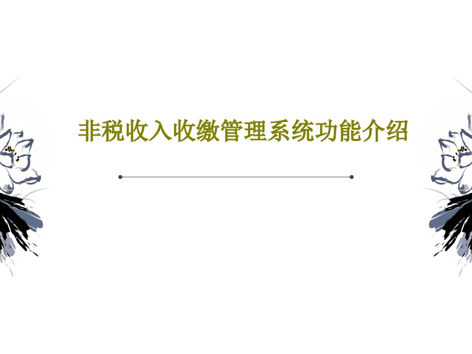 非税收入收缴管理系统功能介绍PPT文档77页