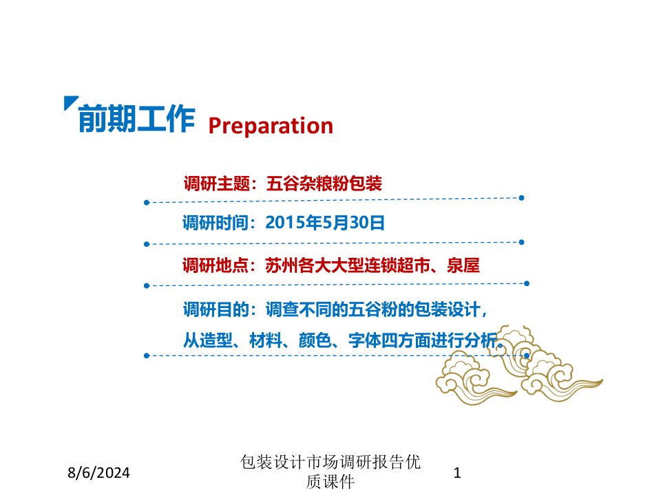 2021年2021年度包装设计市场调研报告优质课件讲义