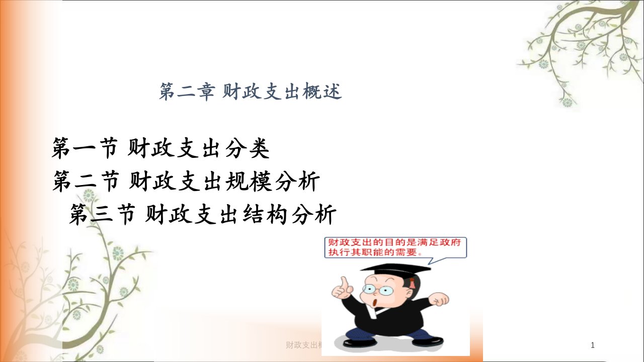 财政支出概述金融学课件